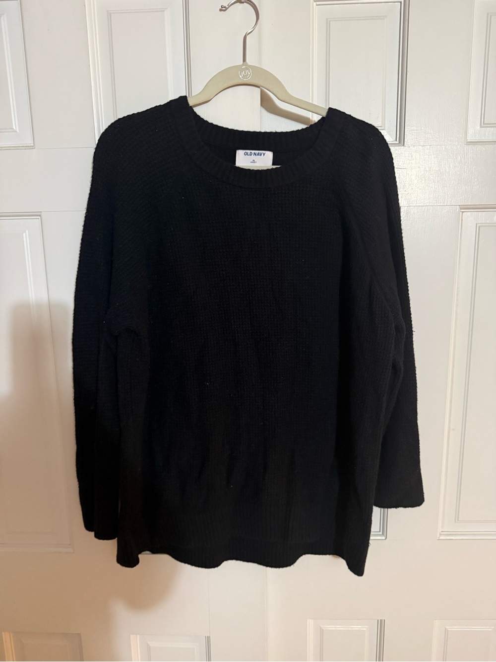 Old Navy Black Women's Crewneck Pullover Sweater